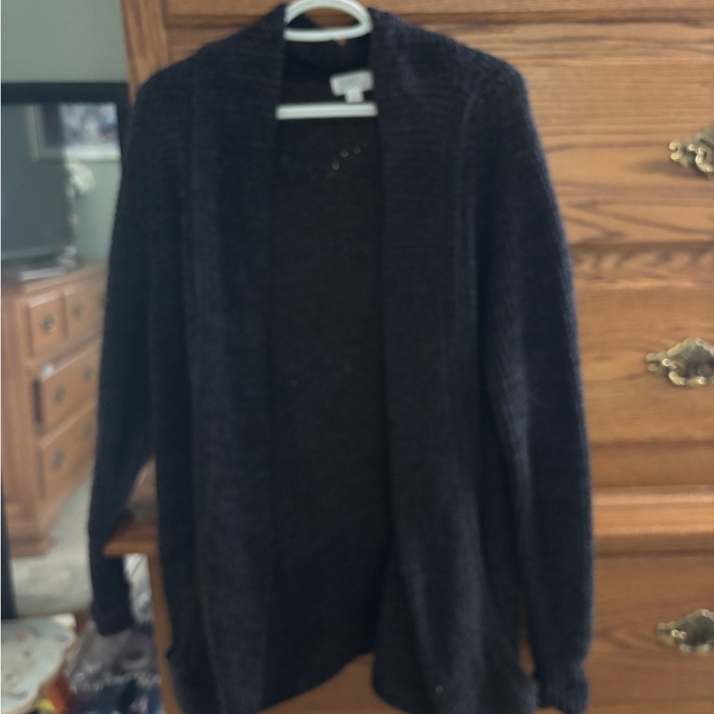 Market & Spruce Charcoal Cardigan